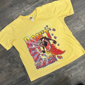 Vintage y2k Looney Tunes Woman Taz What's Your Excuse Tshirt NO SIZE TAG (546)‎